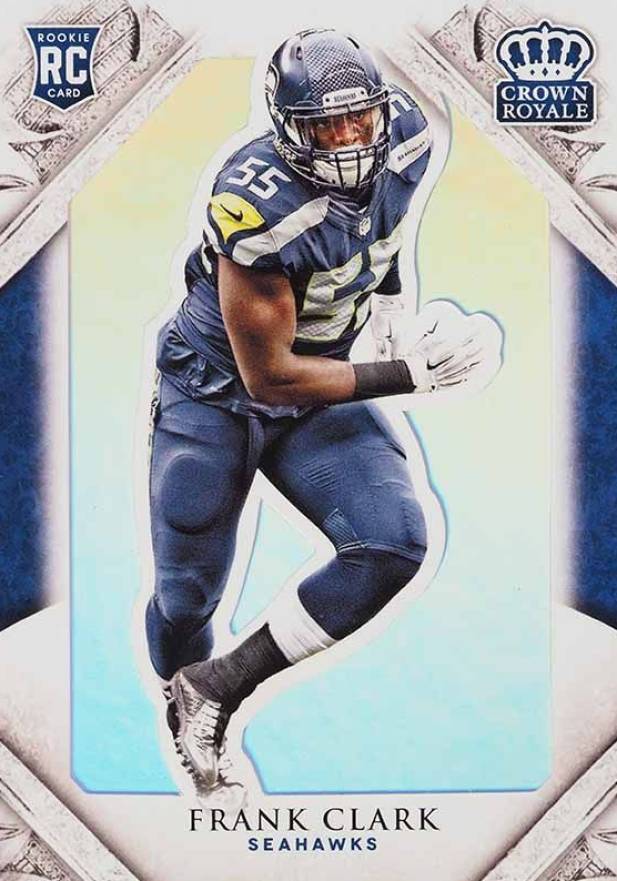 2015 Panini Crown Royale Frank Clark #132 Football Card