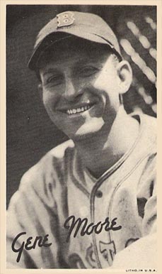 1936 Goudey Premiums-Type 1-Wide Pen Gene Moore # Baseball Card