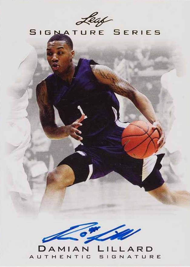 2012 Leaf Signature Series Damian Lillard #DL1 Basketball Card