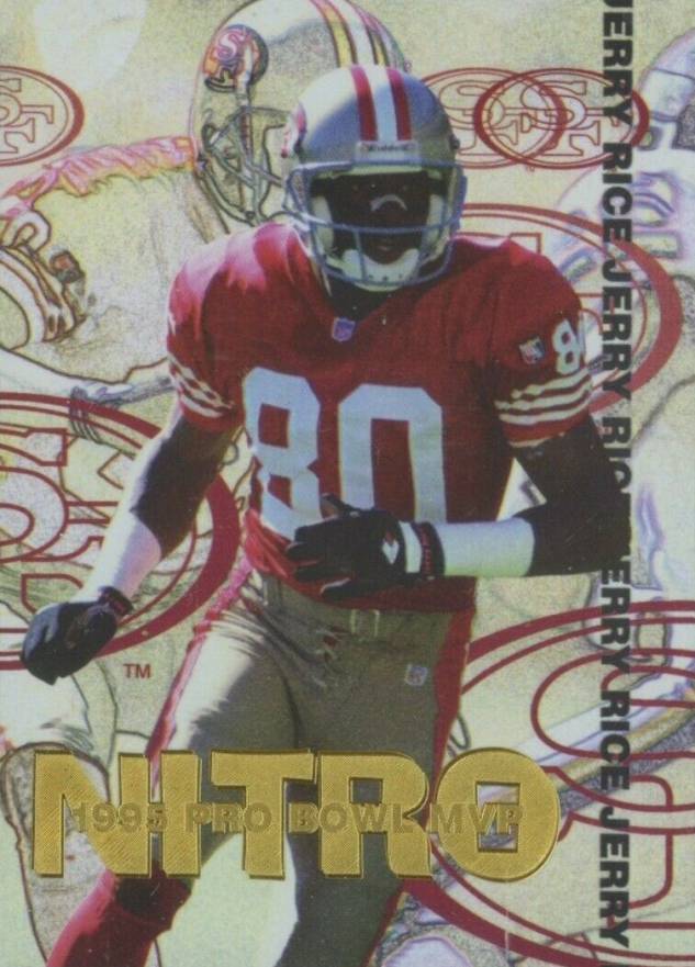 1995 Collector's Edge Nitro Redemption Jerry Rice #24 Football Card