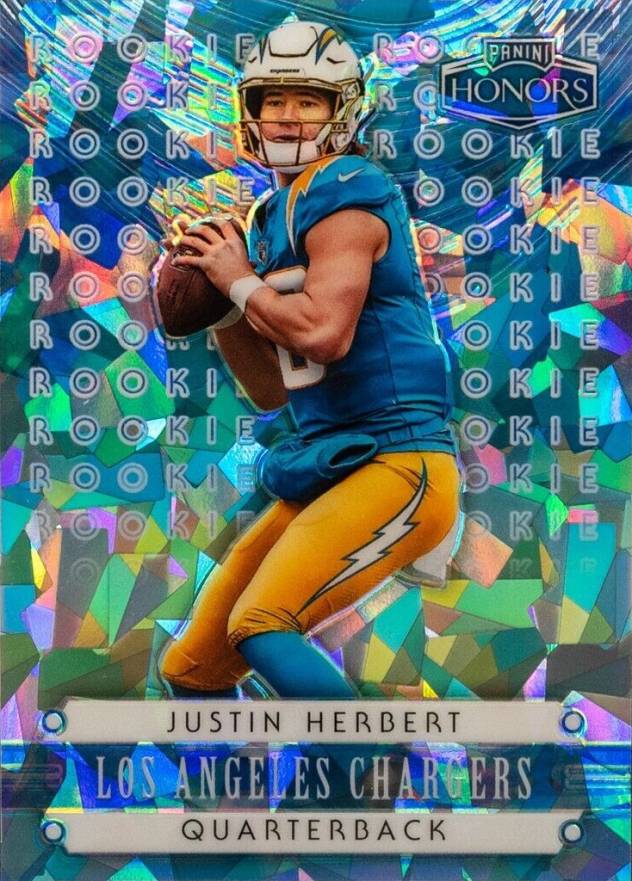 2020 Panini Honors 2002 Rookies Justin Herbert #3 Football Card