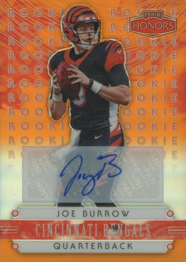 2020 Panini Honors 2002 Rookies Joe Burrow #1 Football Card