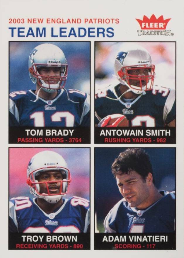 2003 Fleer New England Patriots #257 Football Card