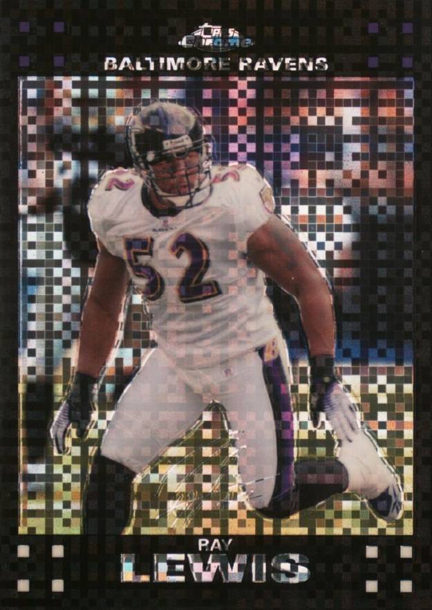 2007 Topps Chrome Ray Lewis #TC95 Football Card