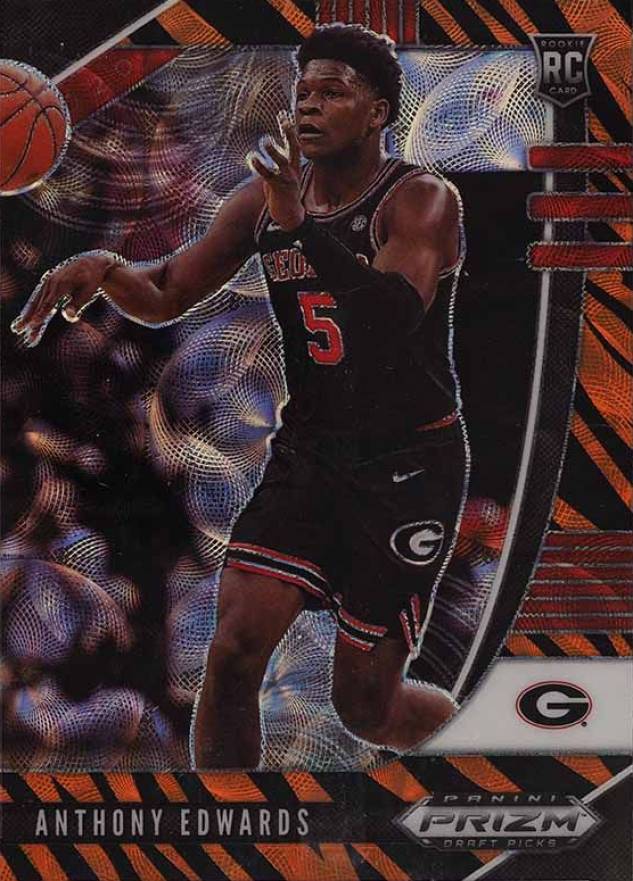 2020 Panini Prizm Draft Picks Anthony Edwards #41 Basketball Card