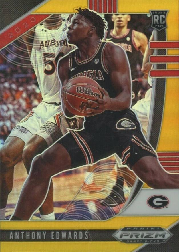 2020 Panini Prizm Draft Picks Anthony Edwards #1 Basketball Card