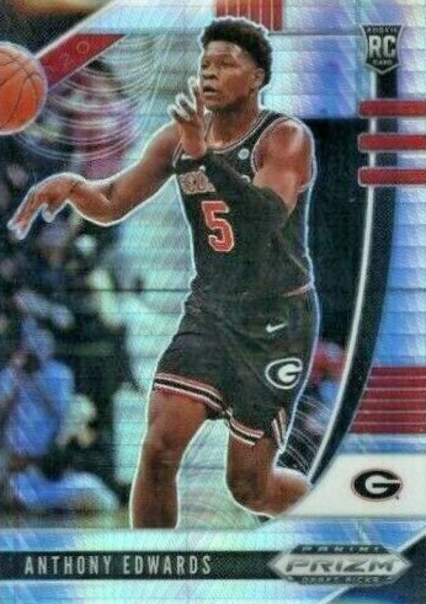 2020 Panini Prizm Draft Picks Anthony Edwards #41 Basketball Card