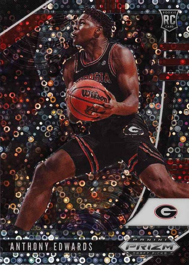 2020 Panini Prizm Draft Picks Anthony Edwards #1 Basketball Card