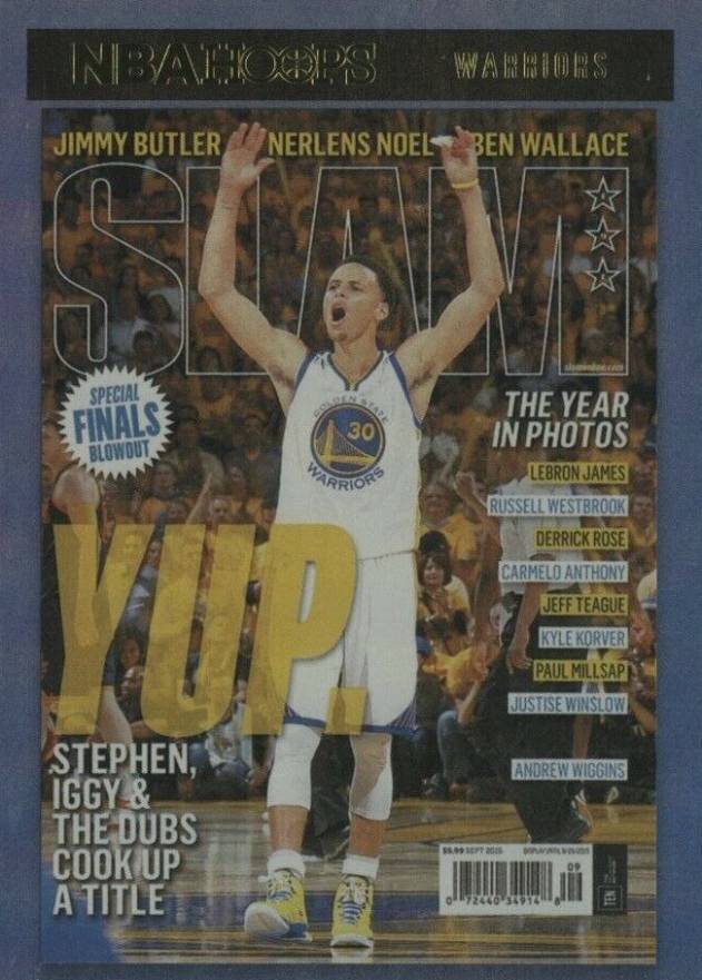 2020 Panini Hoops Slam Stephen Curry #4 Basketball Card