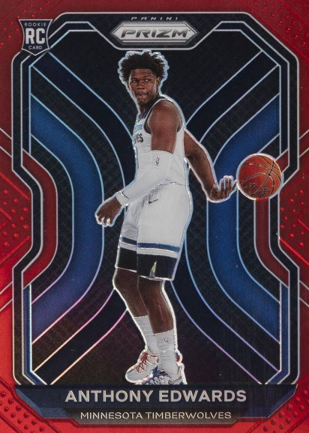 2020 Panini Prizm Anthony Edwards #258 Basketball Card