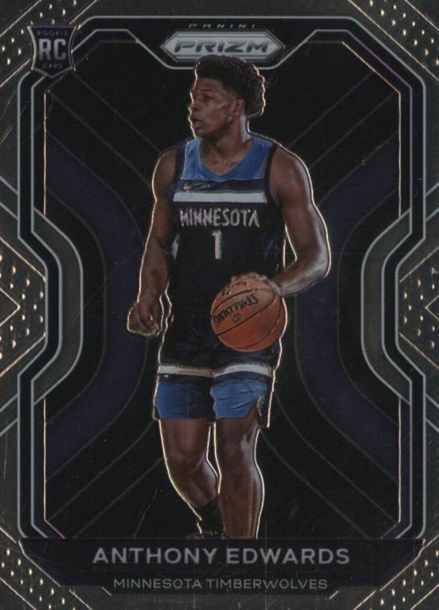 2020 Panini Prizm Anthony Edwards #258 Basketball Card