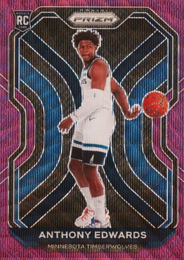 2020 Panini Prizm Anthony Edwards #258 Basketball Card