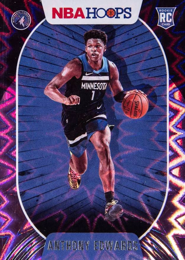 2020 Panini Hoops Anthony Edwards #216 Basketball Card