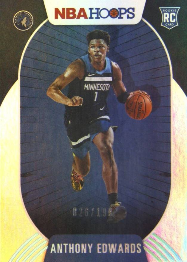 2020 Panini Hoops Anthony Edwards #216 Basketball Card