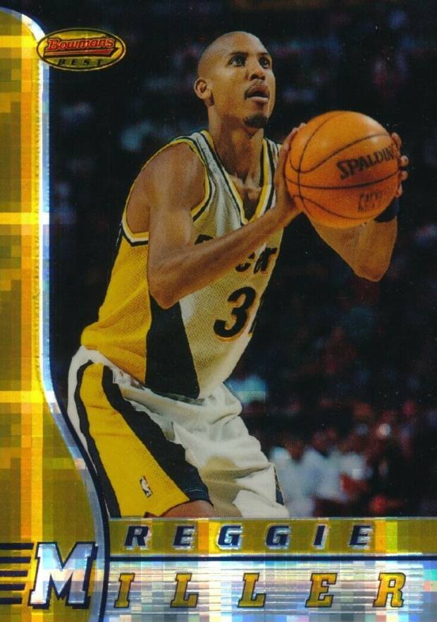 1996 Bowman's Best Reggie Miller #45 Basketball Card