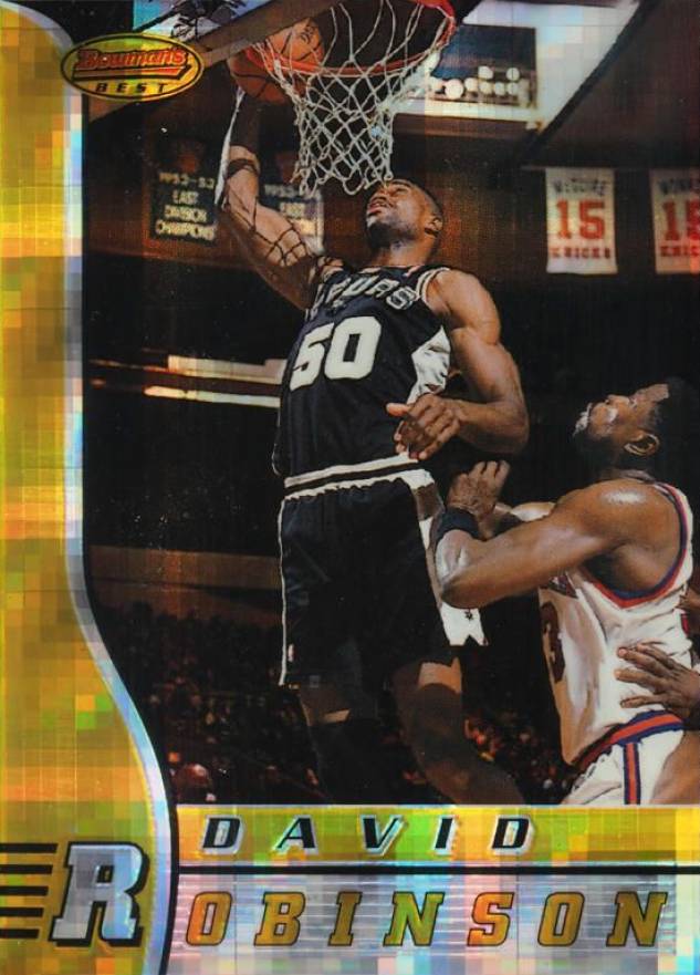 1996 Bowman's Best David Robinson #69 Basketball Card