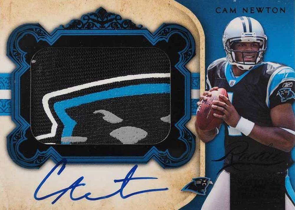 2011 Playoff National Treasures Cam Newton #328 Football Card