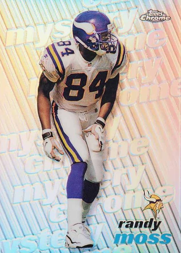 1999 Topps Mystery Chrome Randy Moss #M11 Football Card