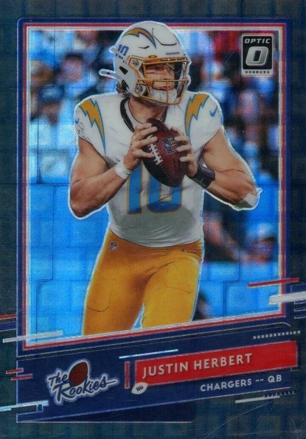 2020 Panini Donruss Optic The Rookies Justin Herbert #JH Football Card