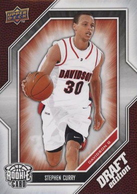 2009 Upper Deck Draft Edition Stephen Curry #34 Basketball Card