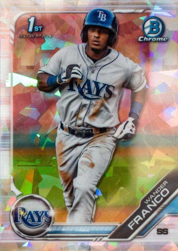 2019 Bowman Prospects Chrome Wander Franco #100 Baseball Card