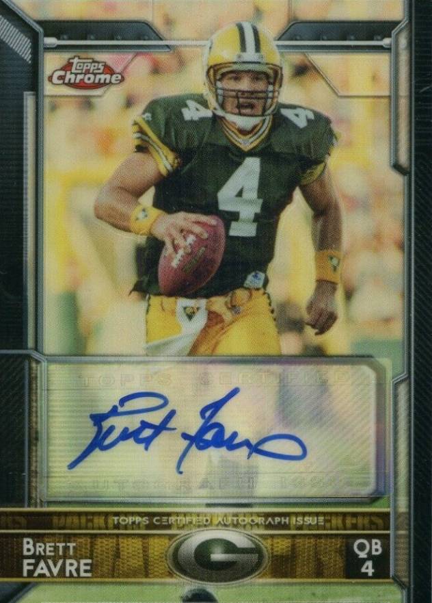 2015 Topps Chrome Mini Brett Favre #2 Football Card