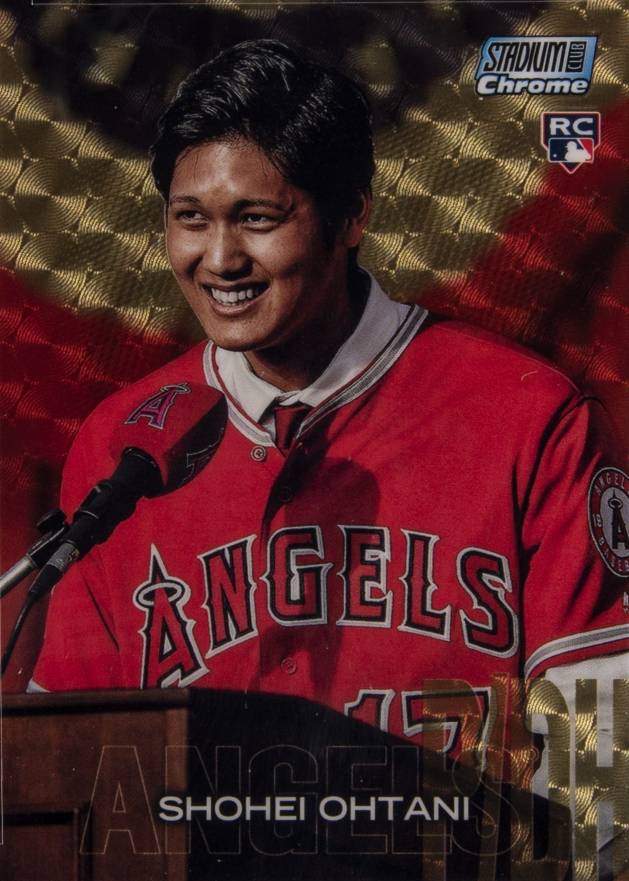 2018 Stadium Club Chrome Shohei Ohtani #SCC138 Baseball Card