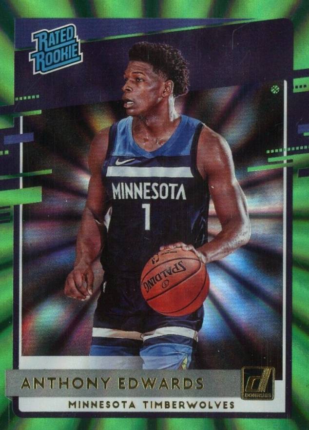 2020 Panini Donruss Anthony Edwards #201 Basketball Card