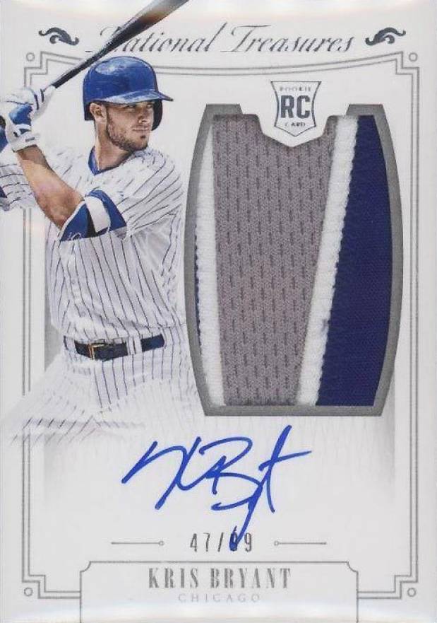 2015 Panini National Treasures Kris Bryant #151 Baseball Card