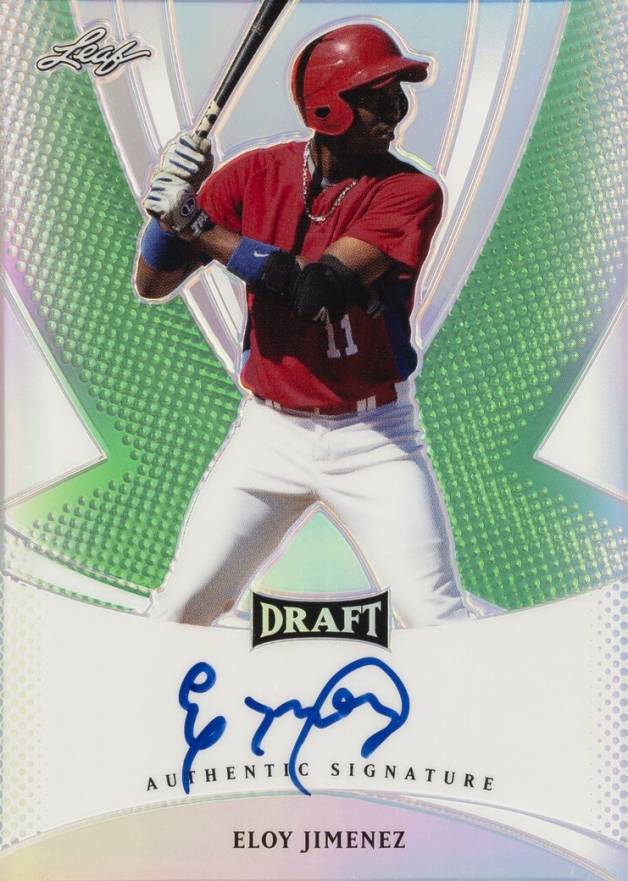 2013 Leaf Metal Draft Autographs Eloy Jimenez #BAEJ2 Baseball Card