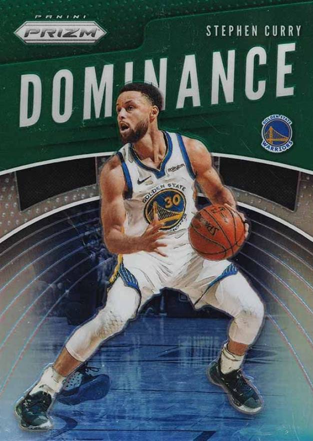 2019 Panini Prizm Dominance Stephen Curry #24 Basketball Card