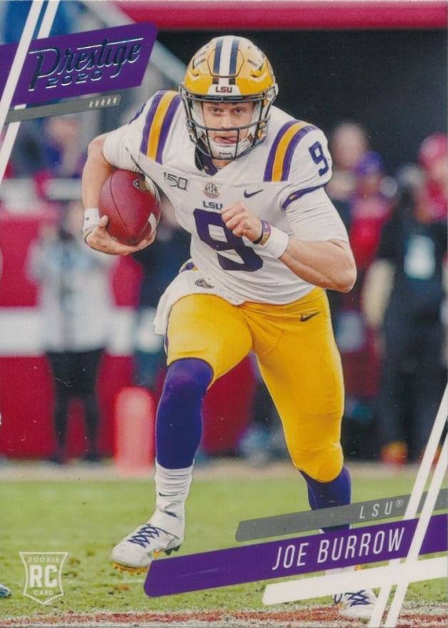 2020 Panini Chronicles Draft Picks Prestige Joe Burrow #3 Football Card