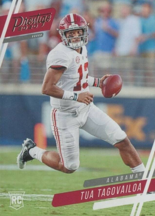 2020 Panini Chronicles Draft Picks Prestige Tua Tagovailoa #6 Football Card