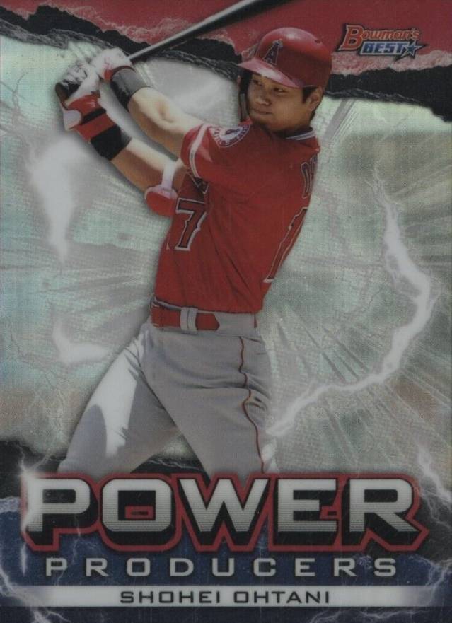 2020 Bowman's Best Power Producers Shohei Ohtani #PPSO Baseball Card