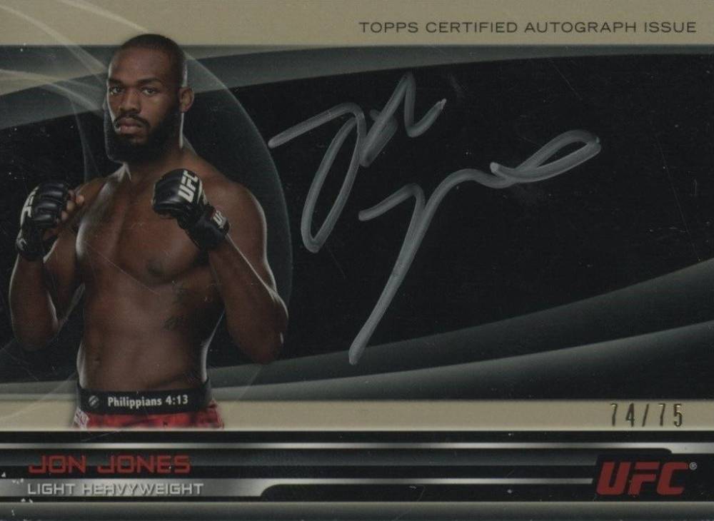 2013 Topps UFC Knockout Full-Contact Autographs Jon Jones #FCJJ Other Sports Card