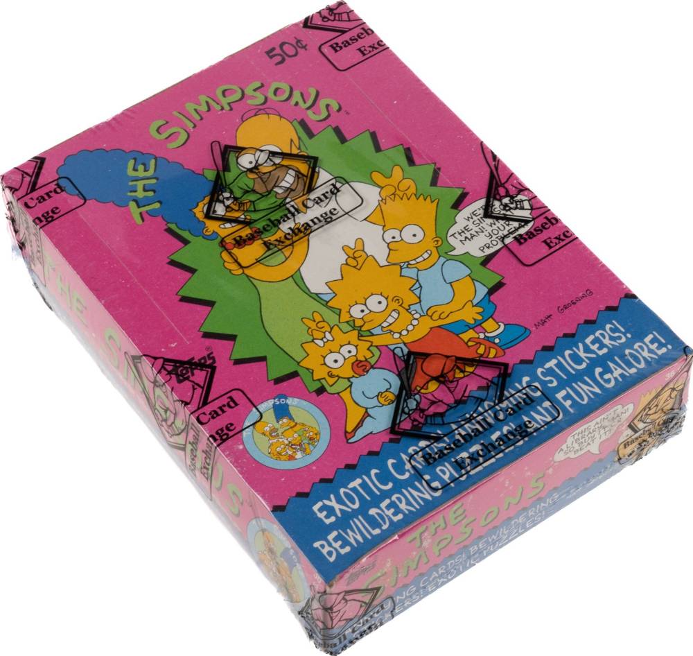 1990 Topps Simpsons Wax Pack Box #WPB Non-Sports Card