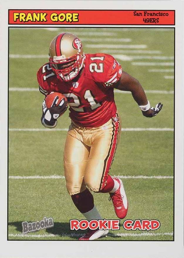 2005 Bazooka Frank Gore #177 Football Card