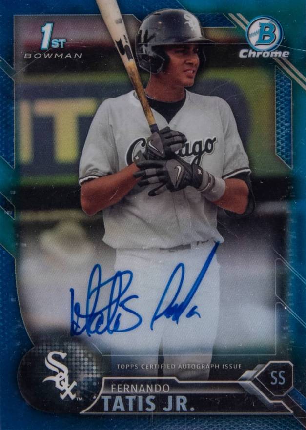 2016 Bowman Chrome Prospects Autographs Fernando Tatis Jr. #FT Baseball Card