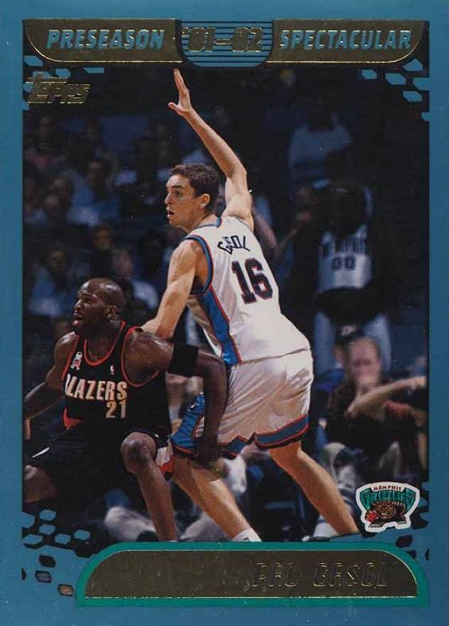 2001 Topps Pau Gasol #257 Basketball Card