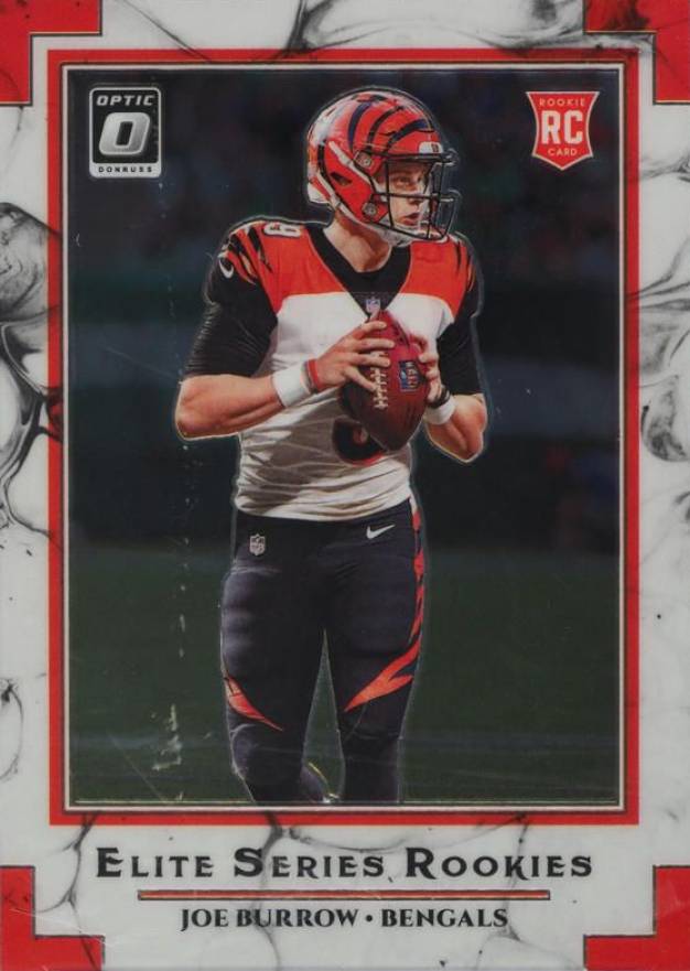 2020 Panini Donruss Optic Elite Series Rookies Joe Burrow #JB Football Card