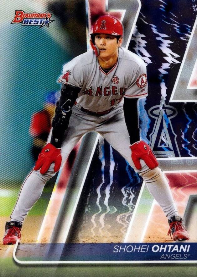 2020 Bowman's Best Shohei Ohtani #22 Baseball Card