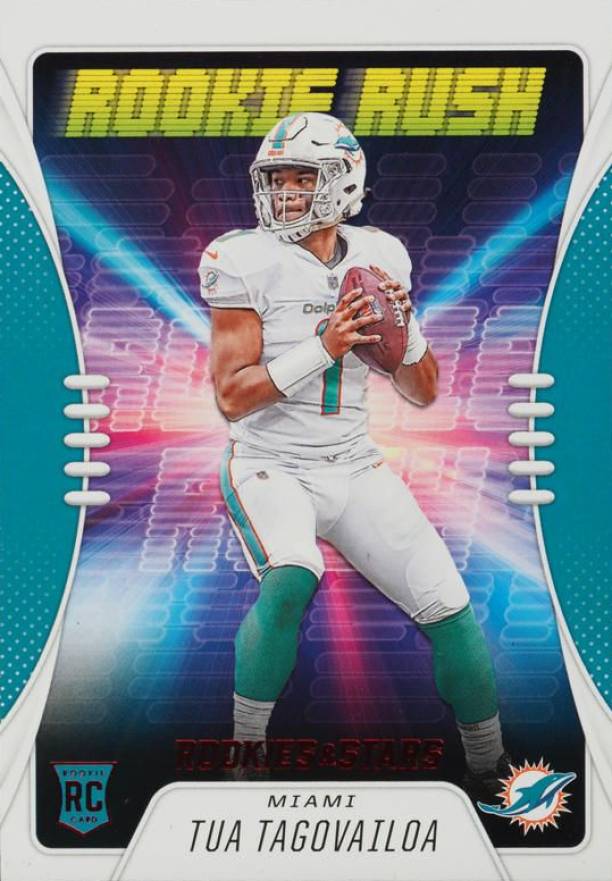 2020 Panini Rookies & Stars Rookie Rush Tua Tagovailoa #RR2 Football Card