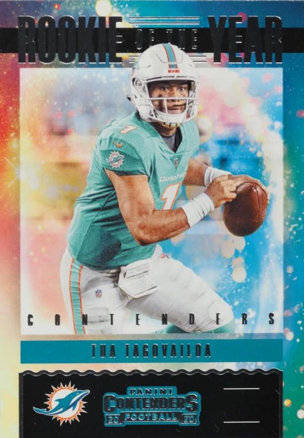 2020 Panini Contenders Rookie of the Year Contenders Tua Tagovailoa #RYTTA Football Card