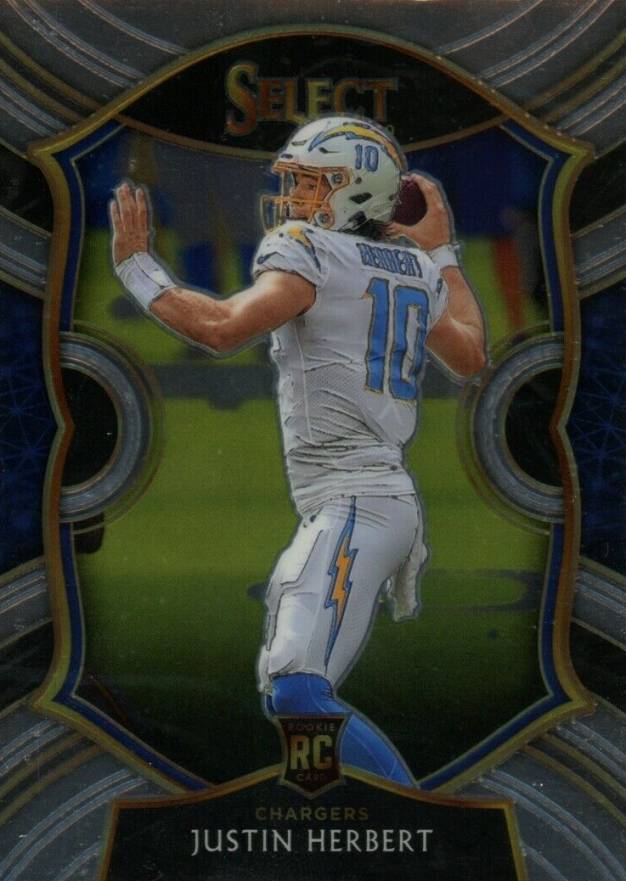 2020 Panini Select Justin Herbert #44 Football Card