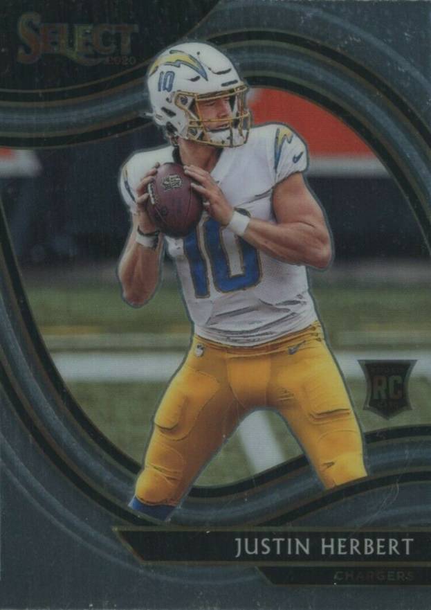 2020 Panini Select Justin Herbert #344 Football Card