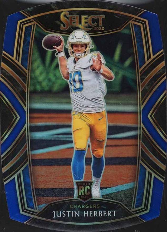 2020 Panini Select Justin Herbert #244 Football Card