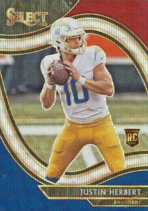 2020 Panini Select Justin Herbert #344 Football Card