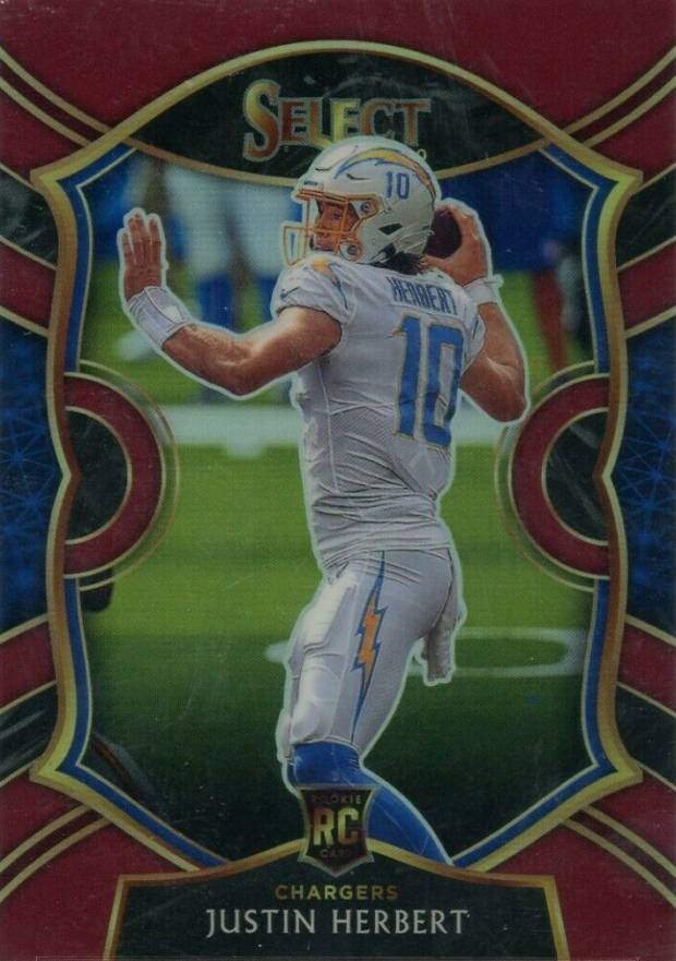 2020 Panini Select Justin Herbert #44 Football Card