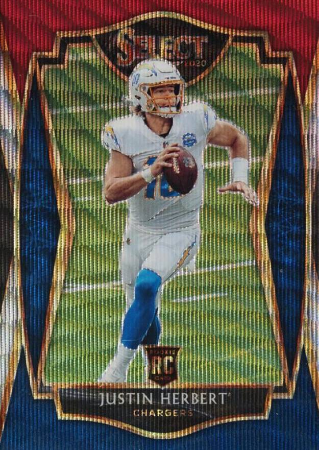 2020 Panini Select Justin Herbert #144 Football Card