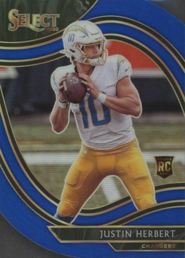 2020 Panini Select Justin Herbert #344 Football Card